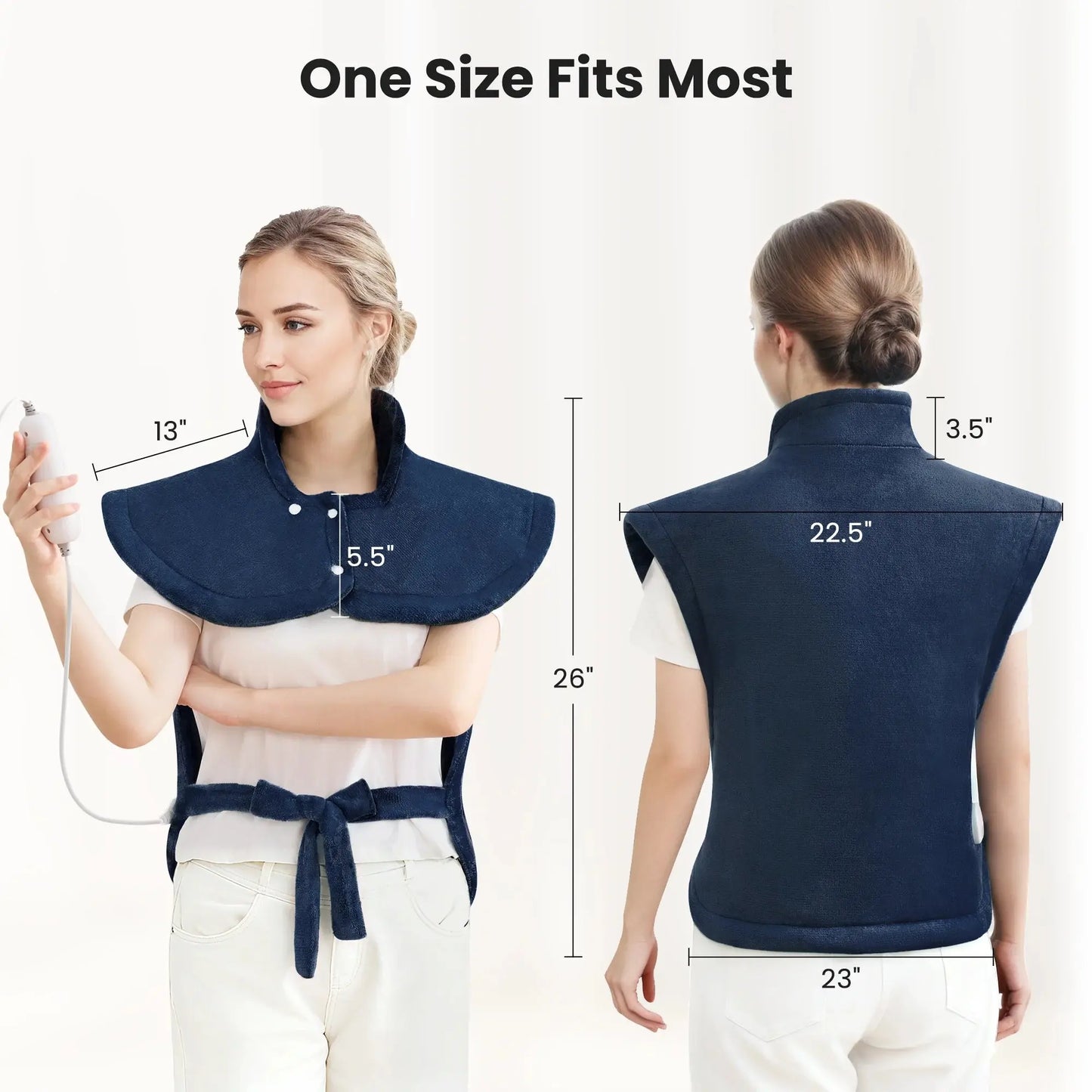 Ultra Soft Heating Pad with 4 Heat Settings & Auto Shut-Off