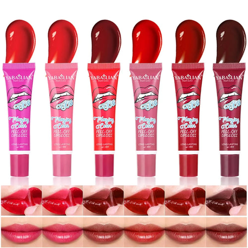 6PC Matte Lip Stain, Peel off