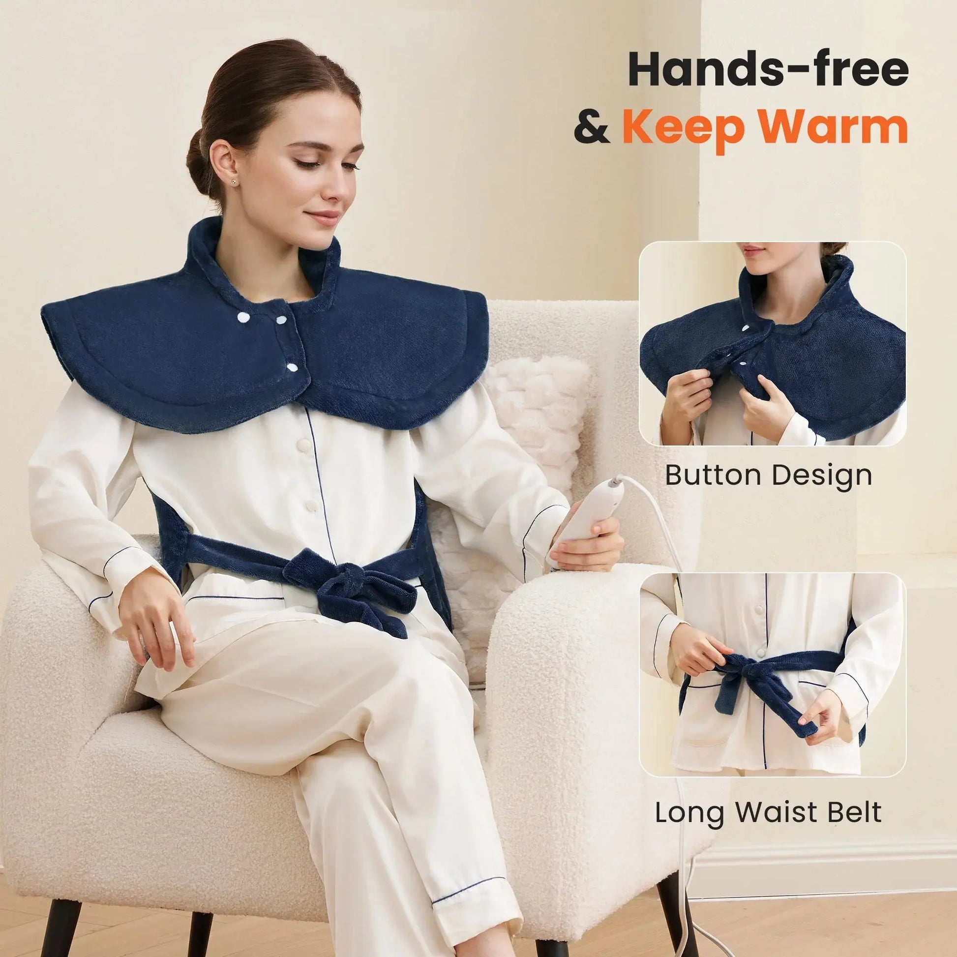 Ultra Soft Heating Pad with 4 Heat Settings & Auto Shut-Off