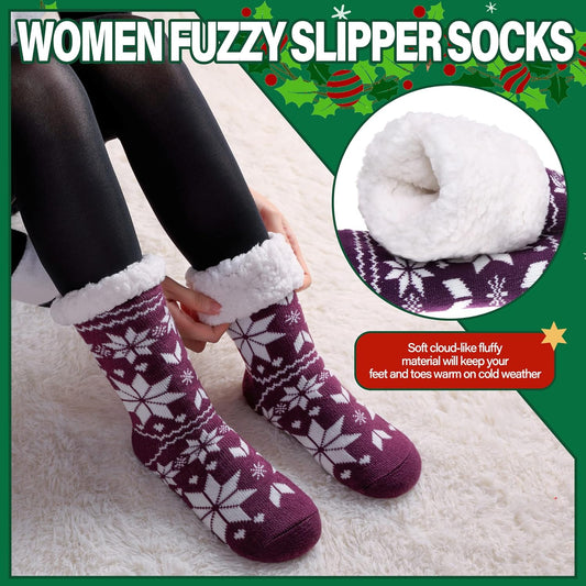 Dosoni Womens Slipper Fuzzy Socks Non Slip