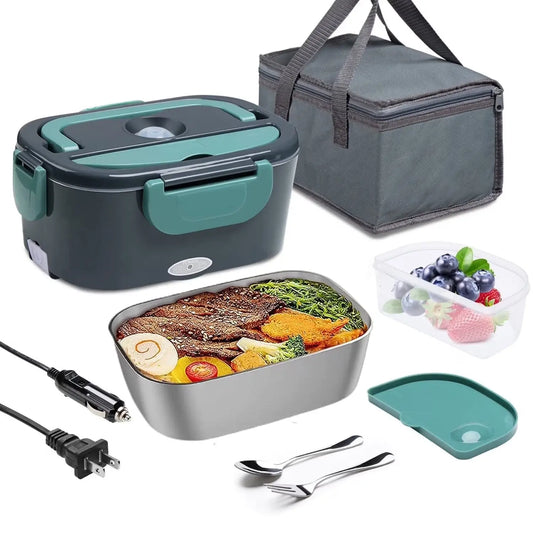 Electric Lunch Box for Car and Home,Portable Food Warmer