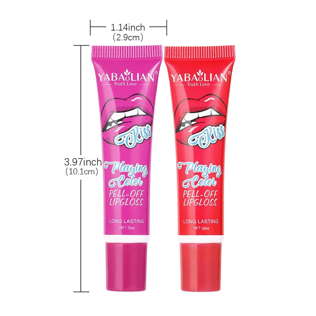 6PC Matte Lip Stain, Peel off