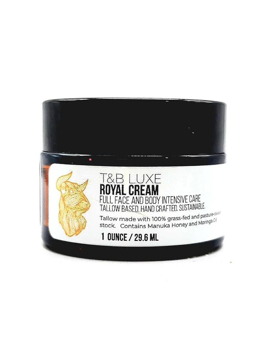 Tallow Skincream with Manuka Honey, Essential Oils, 1 Oz
