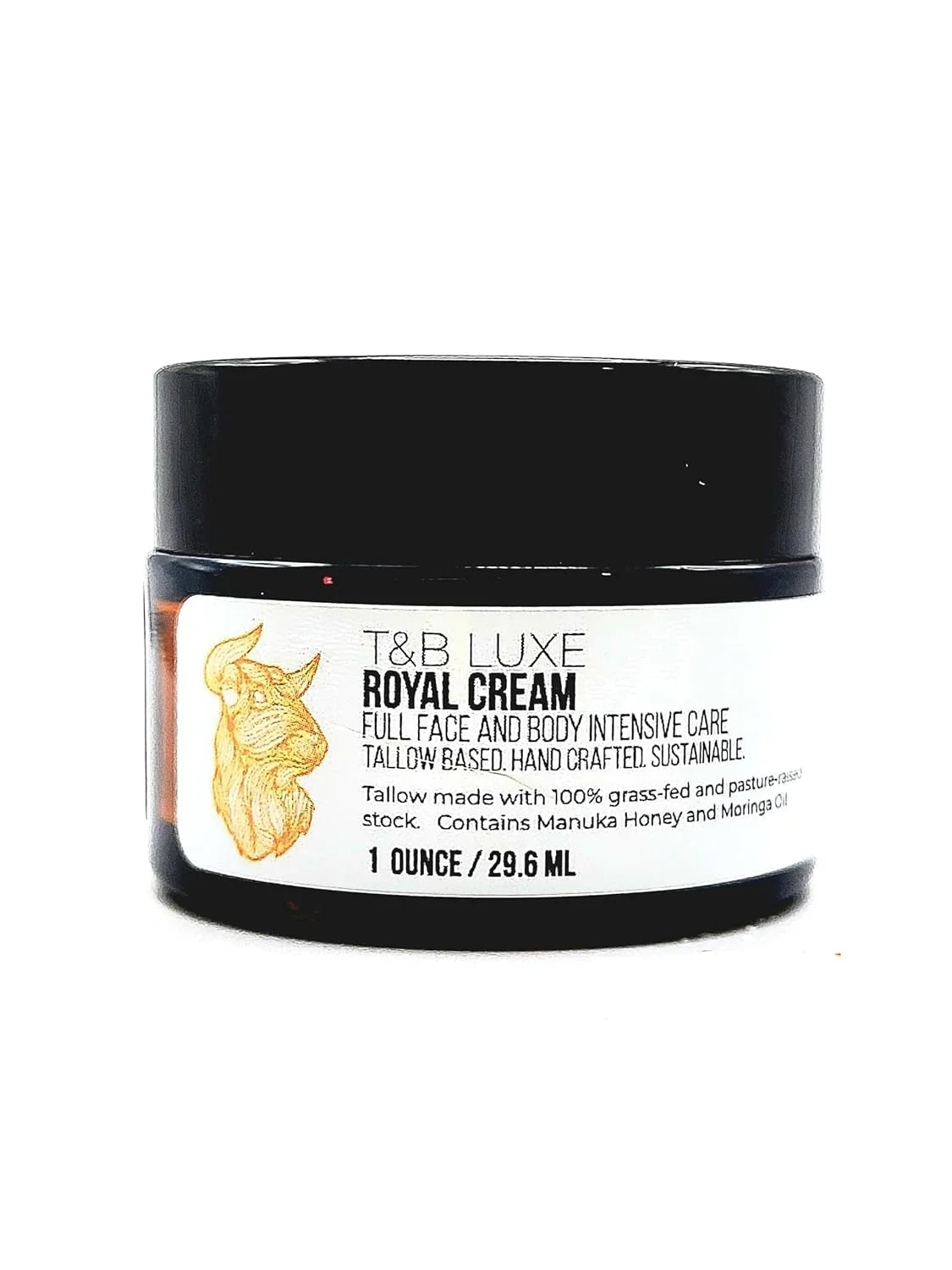 Tallow Skincream with Manuka Honey, Essential Oils, 1 Oz