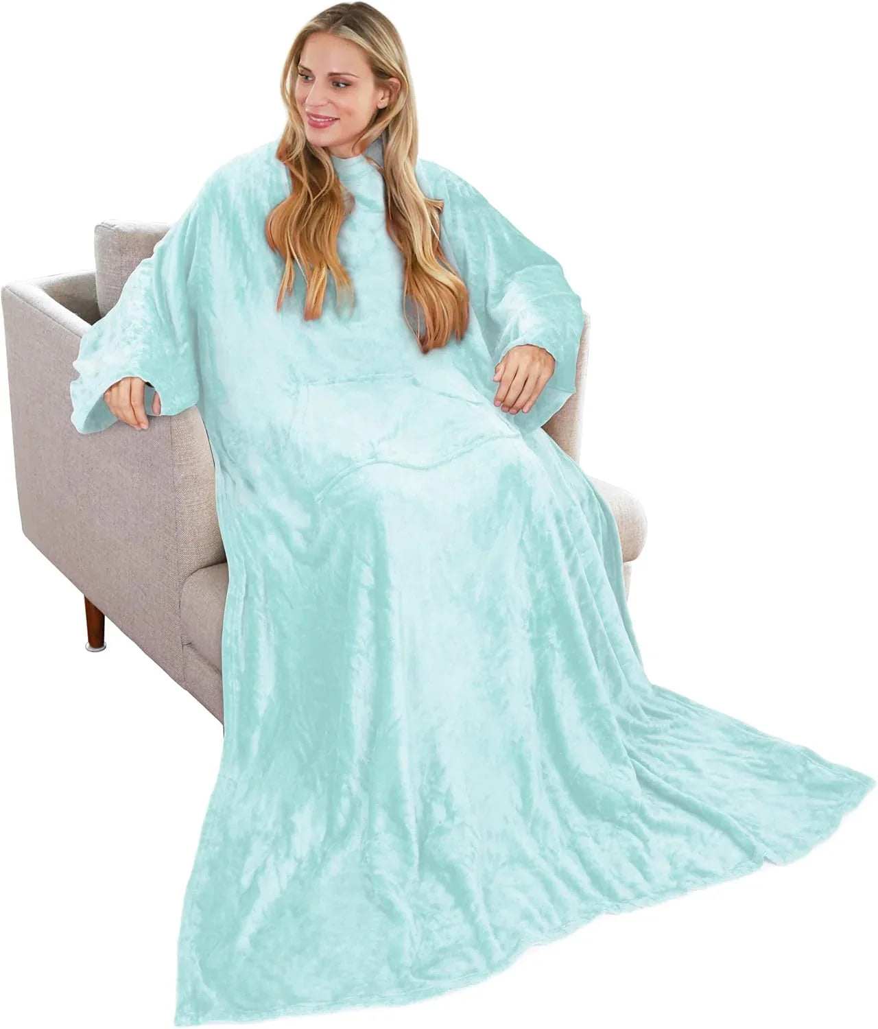 Wearable Blanket with Sleeves