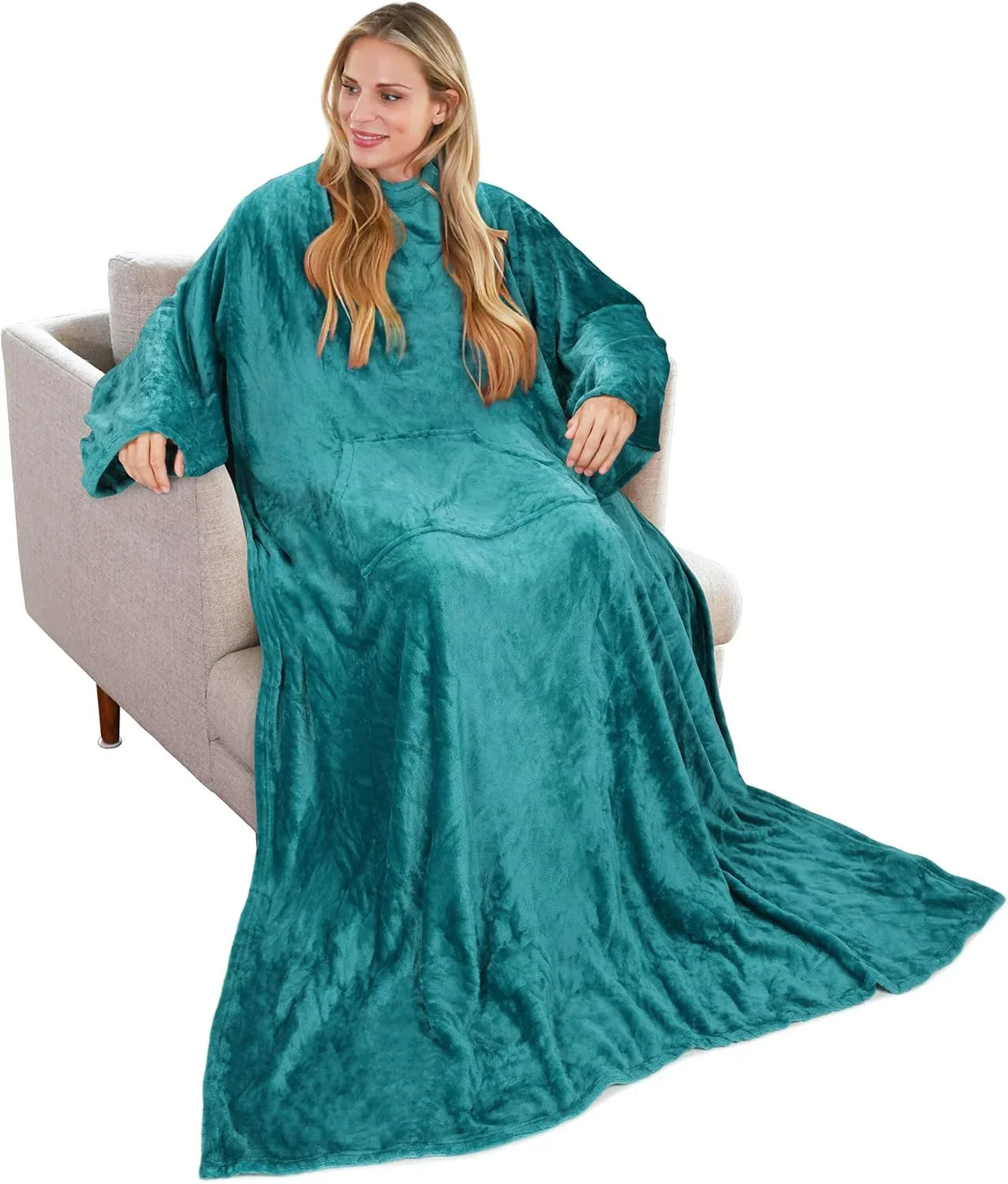 Wearable Blanket with Sleeves