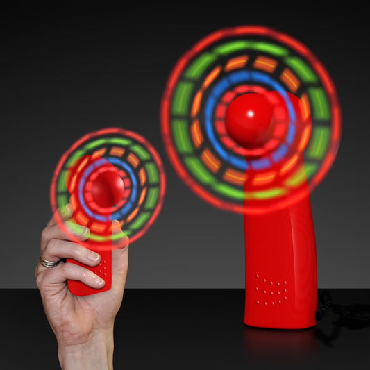 Flashingblinkylights Light up LED Mini Handheld Fan