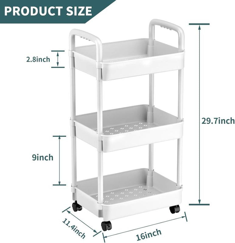 3 Tier Rolling Cart