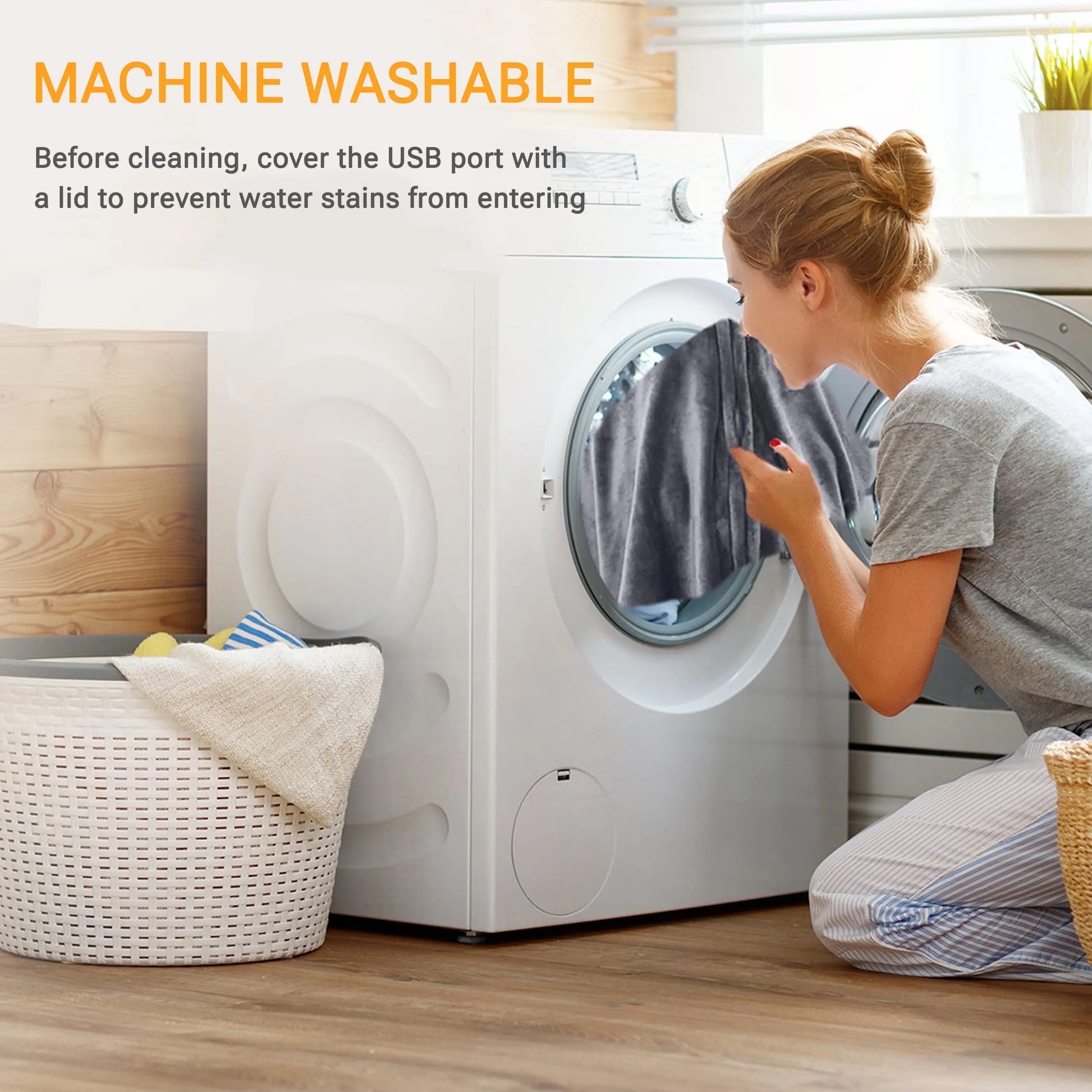 Electric Heated Blanket Portable USB Washable