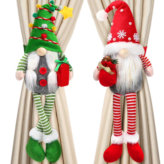 2Pcs Christmas Elf Plush Dolls